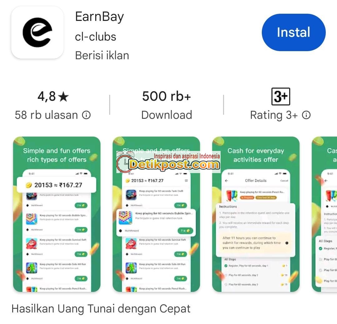 Review EarnBay APK Terbaru: Apakah Terbukti Membayar?