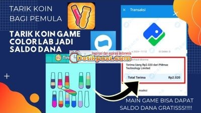 3 Cara Menarik Uang di Game Color Lab Ke Dana Cair 800Rb