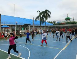 Semangat di Awal Tahun, Warga Binaan Lapas Pekanbaru Adakan Senam Pagi