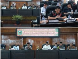 Paripurna Pengumuman Akhir Masa Jabatan Bupati dan Wakil Bupati 2021-2025 serta Bupati dan Wakil Bupati Terpilih Masa Jabatan 2025-2030.