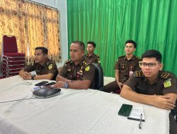 Kasi Pidsus Kejari SBB Asmin Hamja : Mengikuti Kegiatan ZOOM Sosialisasi Aplikasi SIMPELMONEV Pidsus