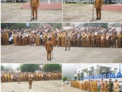 Maksimalkan Roda Pemerintahan, Pemkab Solok Gelar Apel Gabungan Tahun 2025