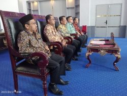 H. Bistamam Bupati Rohil Sampaikan LKPD Unaudited Tahun 2024 Pemerintah Daerah Kepada BPK RI Perwakilan Provinsi Riau