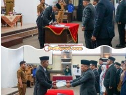 Sterilkan Jalanya Pemerintahan Pemkab Solok Lantik Pejabat Baru