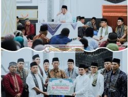 Wakil Bupati Solok dan Tim Safari Ramadhan ke Mesjid Nurul Ikhsan Nagari Limau Lunggo