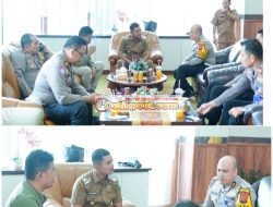 Bupati Sambut Kunjungan Kapolres Solok Arosuka yang Baru