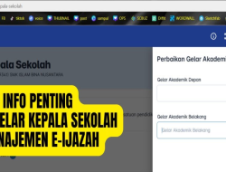 Cara Menambah Gelar Kepala Sekolah di Manajemen E-Ijazah: Panduan Lengkap