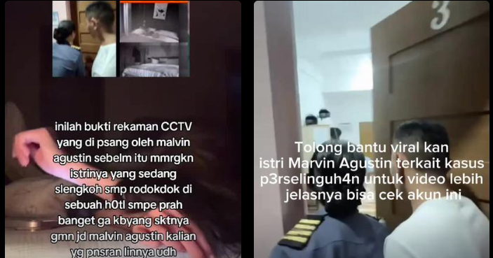 Video Istri Marvin Agustin Viral Langsung Digrebek, Begin Kronologinya
