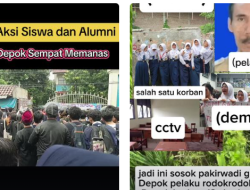 Beredar Link Video SMPN 3 Depok Viral Di Tiktok Melakukan Demo Buntut Kasus Oknum Guru