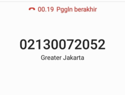 02130072052 Nomor Siapa? Review Pengalaman Diteror
