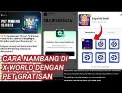 Cara Nambang Ai Agent X World Tanpa X Prite, Cukup Pakai Pet Gratisan Saja