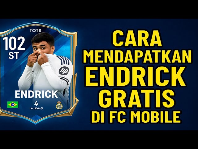 Cara Mendapatkan Pemain Endrick OVR 102 Di FC Mobile Gratis!
