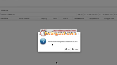 Cara Tarik Peserta ANBK 2025 Di Web ANBK dan Ambil Bio AN