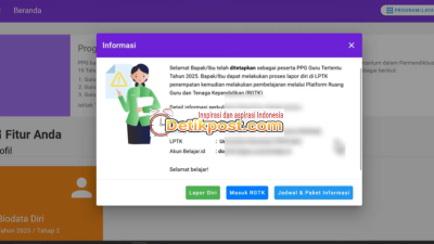Cara Lapor Diri PPG Bagi Guru Tertentu Tahap 2 Tahun 2025