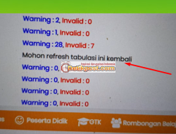 Solusi Validasi “Mohon Refresh Tabulasi Ini Kembali” Di Dapodik 2026