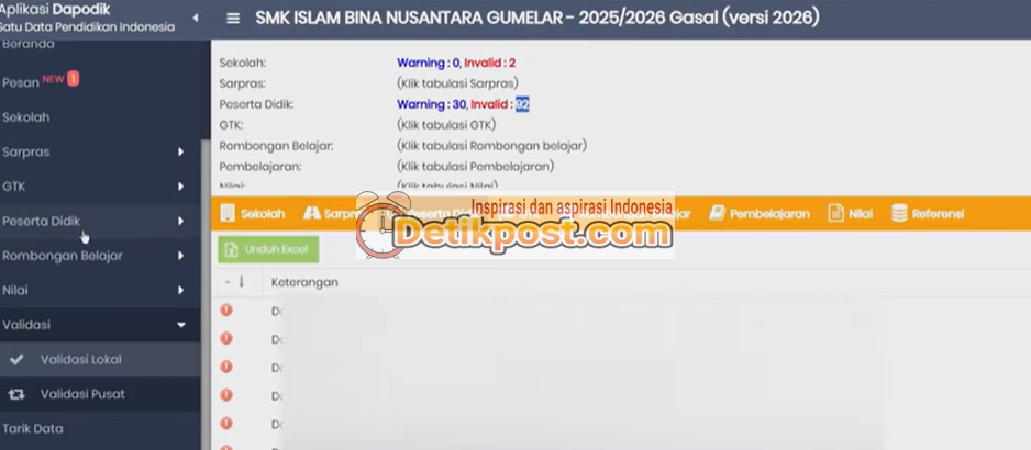 4 Cara Mengatasi Invalid Peserta Didik Di Dapodik 2026, Ini Solusinya