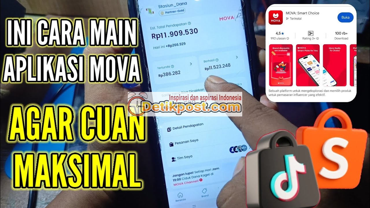 2 Cara Menggunakan Aplikasi Mova Chasback Agar Menghasilkan Uang