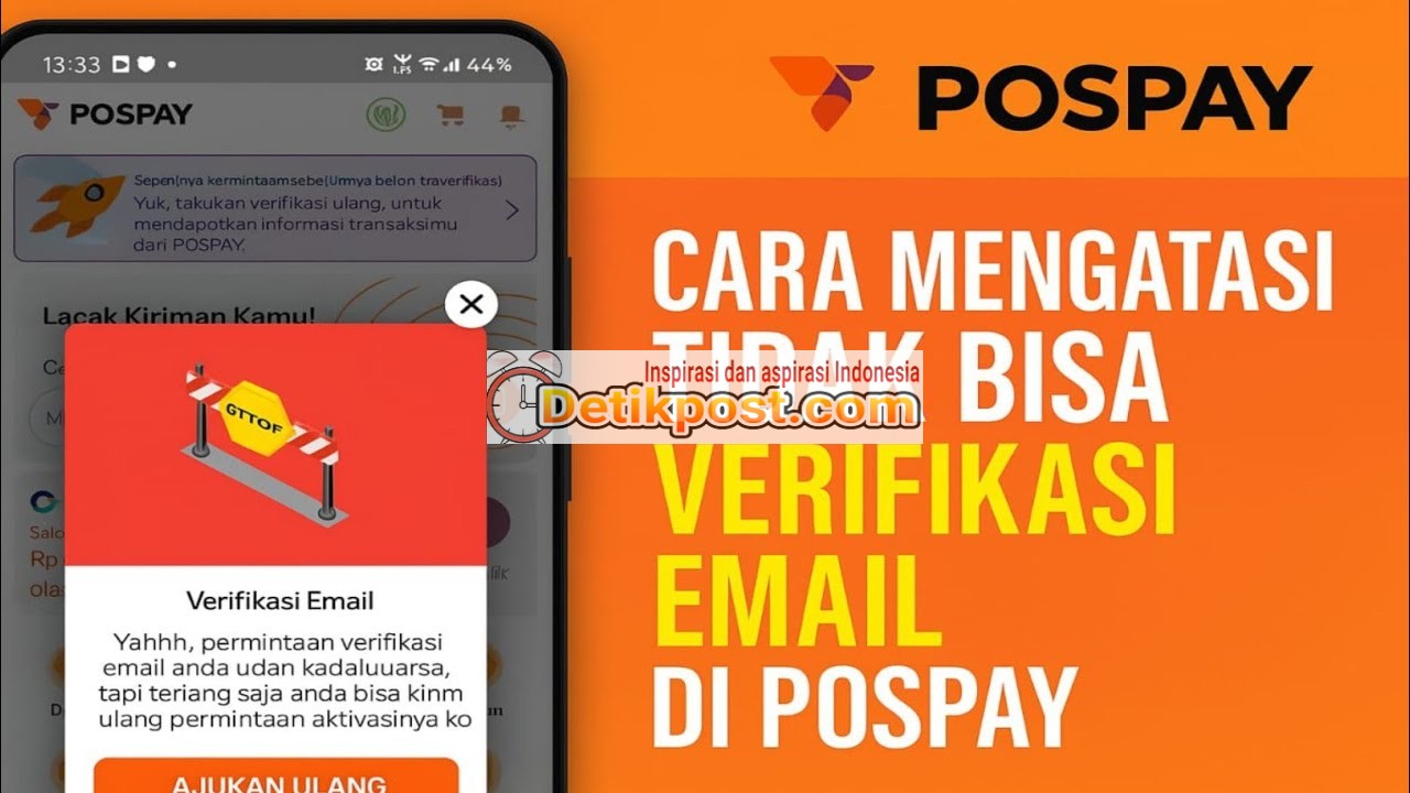 Cara Mengatasi Tidak Bisa Verifikasi Email di Pospay Terbaru 2025