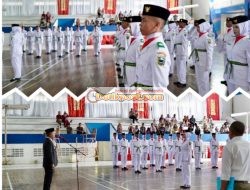 Upacara Pengukuhan Pasukan Pengibar Bendera Pusaka (Paskibraka) Kabupaten Solok Tahun 2025