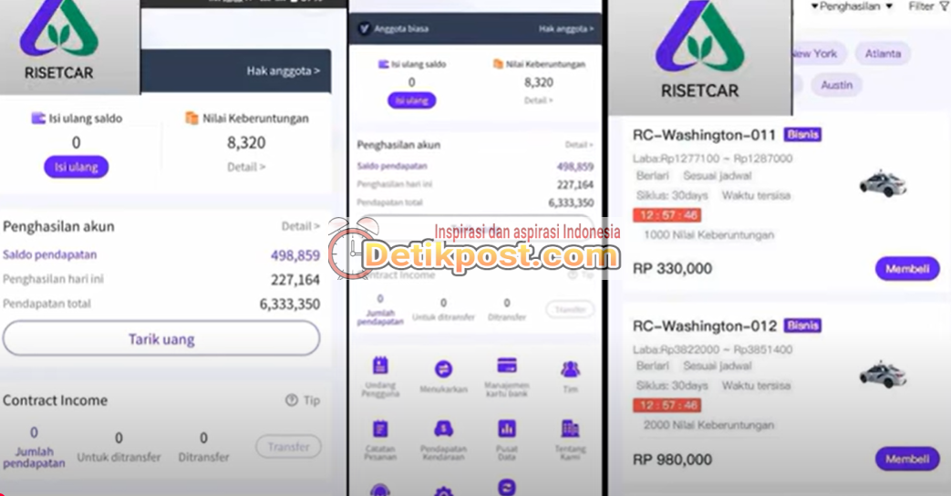 Kapan Risetcar Investasi Scam? Apakah Aplikasi Risetcar Masih Aman?