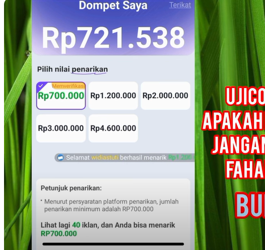 Cara Menarik Uang di FreeDrama ke DANA, Review WD Rp700 Ribu