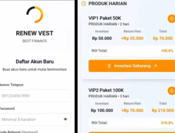 Aplikasi RenewVest Apk Penghasil Uang Apakah Scam / Penipuan? Review