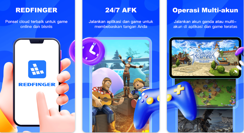 7 Cara Menggunakan Aplikasi Redfinger, Main Game Android Tanpa HP & 24 Jam Nonstop!