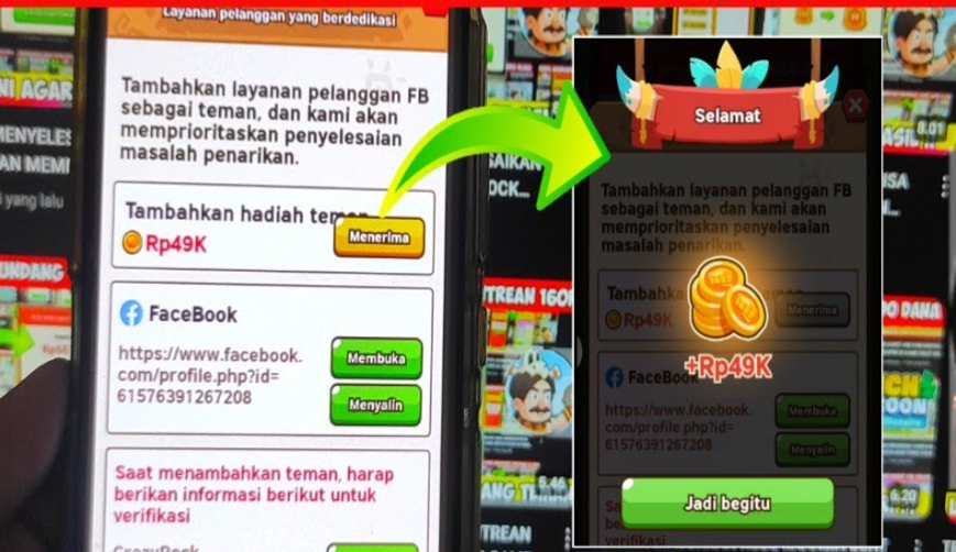 7 Cara Mendapatkan 49k Saldo Dana Dari Peti Emas Crazy Rock