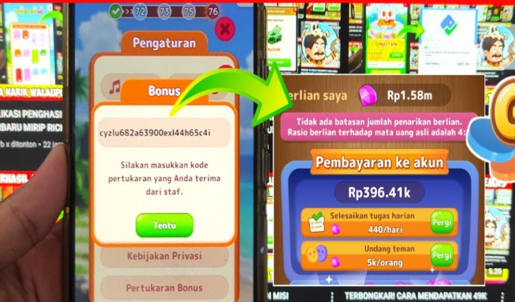 Cara Dapat 300rb Saldo Dana Dari Developer Game Golden Merge, Pakai Kode Rahasia!