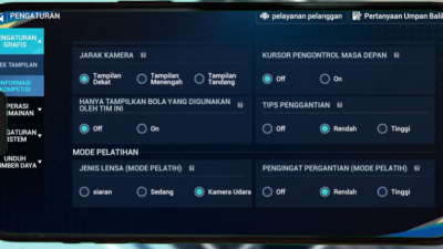 Cara Setting Sensitivitas & Grafik Terbaik di Football Dream Be A Pro