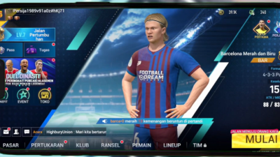 Cara Meningkatkan OVR Pemain di Football Dream Be A Pro