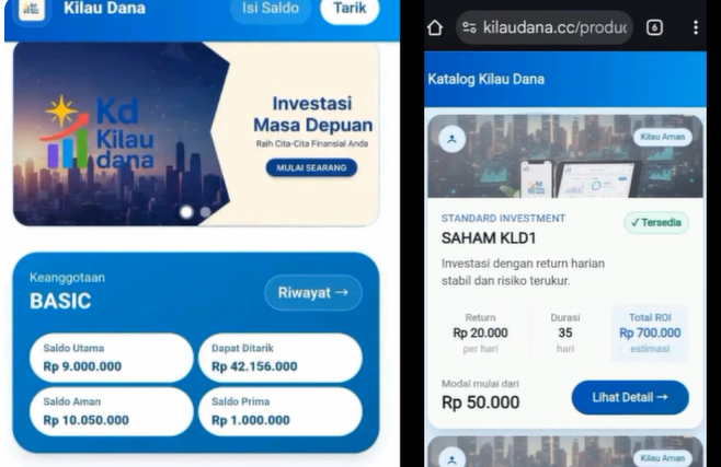 Apakah Aplikasi Kilau Dana Investasi Bodong Penipuan? Ini Fakta Sebenarnya!