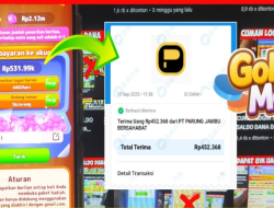 Cara Penarikan 500rb Dari Uang Berlian Di Game Golden Merge, Apakah Cair?