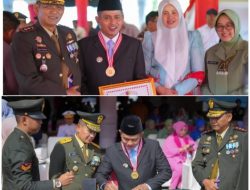 Bupati Solok Terima Penghargaan pada Peringatan HUT TNI ke-80