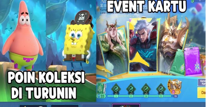 Poin Koleksi Spongebob & Patrick Di Turunin! Ini Cara Dapat Skin Spongebob Gratis Di Mobile Legends,