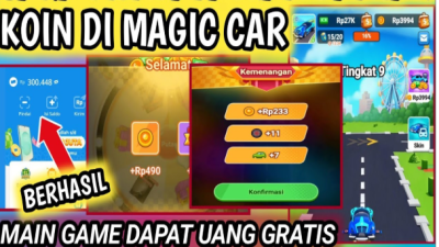 Cara Mendapatkan Banyak Koin di Magic Car Agar Bisa Langsung Ditarik ke DANA