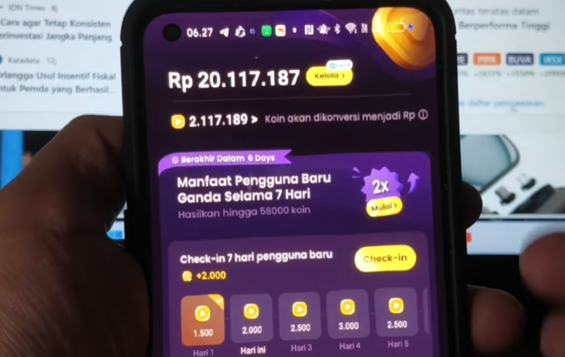 Cara Nuyul Aplikasi Melolo Otomatis Jadi Koin dan Saldo DANA