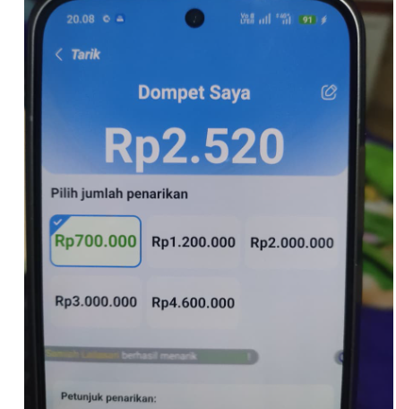 Cash Drama Apakah Terbukti Membayar? Review Penarikan 700 Ribu
