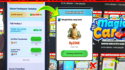 Trik Melewati 10 Titik Periksa Penarikan Uang Kertas Hijau Di Magic Car 100% Berhasil!