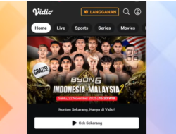 Cara Terbaru Membeli PPV Byon di Vidio untuk Menonton Pertandingan Premium