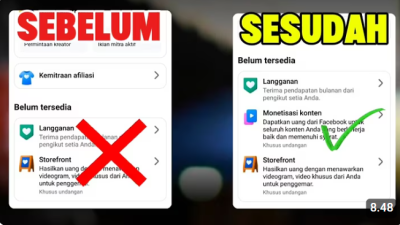 4 Cara Mengatasi Fitur Monetisasi Konten (MK) Hilang di Facebook Pro