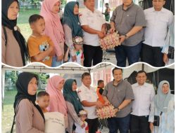 Wali Nagari Limau Lunggo Serahkan Bantuan untuk Korban Bencana Solok di Posko Utama Koto Baru