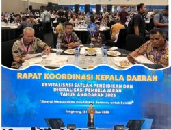 Wawako Solok, H. Suryadi Nurdal, SH. Hadiri Rakor Kepala Daerah di Kabupaten Tangerang