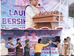 Walikota Solok Resmikan Program Air Bersih Siap Minum di RSUD Serambi Madinah