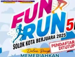 HUT Kota Solok ke-55, Bakal Dimerahkan Gelaran Fun Run Solokkota Berjuara 2025
