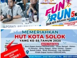 Disebabkan Musibah Bencana Melanda Kota Solok, PEvent Fun Run Solokkota Berjuara 2025 Mengalami Pengunduran Jadwal
