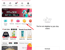 Solusi Event Potong Harga Tiktok Error, You’re not eligible to join this event