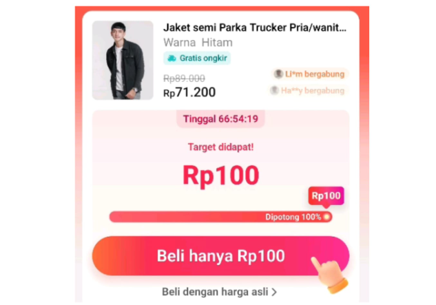 Cara Beli Barang Hanya Rp100 di TikTok Pakai Trik Nuyul TikTok 2025