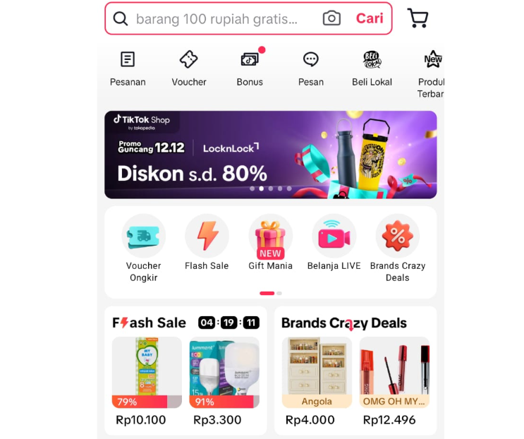 6 Penyebab Event Tiktok Belanja 100 Perak Tidak Muncul, Pemula Wajib Tahu!