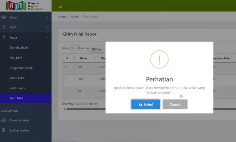 7 Cara Kirim Nilai RDM Semester Tahun Ajaran Sebelumnya, OPS Wajib Tahu Ini!
